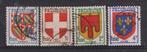 Frankrijk 1949 Provincie wapens, Postzegels en Munten, Ophalen of Verzenden, Gestempeld