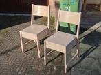 Houten stoelen set van 2, Ophalen, Gebruikt, Twee, Eenvoudig