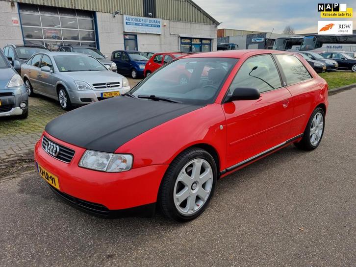 Audi A3 1.8 5V Turbo Ambiente 3-Drs Clima! Leder! Bj:1998 NA, Auto's, Audi, Bedrijf, Te koop, A3, ABS, Airbags, Airconditioning