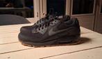Nike Air Max 90 Black Smoke Gum Reflective Maat 45, Ophalen of Verzenden, Zo goed als nieuw, Zwart