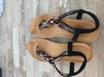 Sandaaltjes, Zwart, Italian Styles, Gedragen, Sandalen of Muiltjes