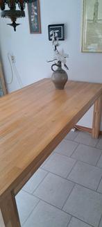Massief eiken eettafel voor 6 personen in zeer goede staat, Huis en Inrichting, Tafels | Eettafels, Ophalen, 200 cm of meer, 50 tot 100 cm