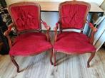 Twee leuke rode stoelen stoeltjes, Twee, Zo goed als nieuw, Ophalen