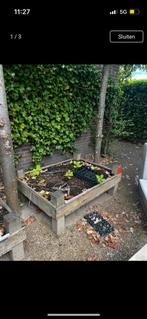 GRATIS 4 moestuinbakken (incl grond), Ophalen, Zo goed als nieuw
