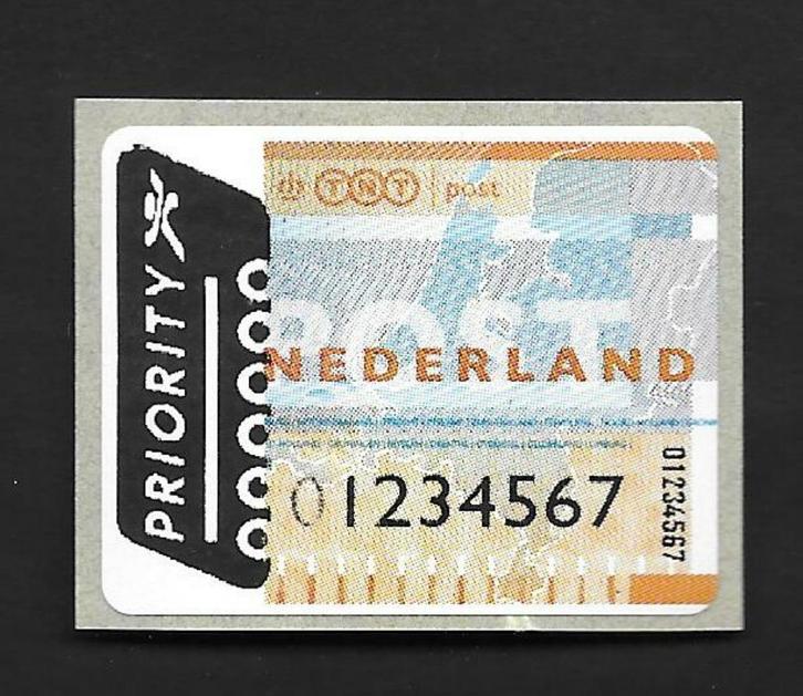 Proefdruk ACON automaatzegel, fictieve waarde 01234567. LEES, Postzegels en Munten, Postzegels | Nederland, Postfris, Na 1940