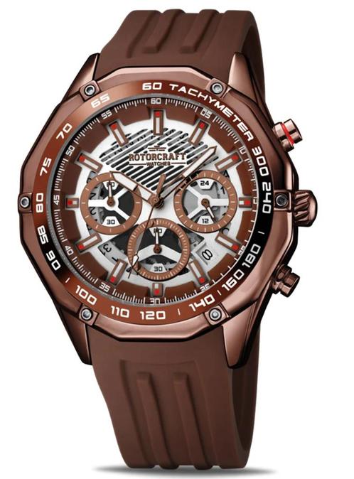 Rotorcraft Warrior RC5901 Chrono Sport Nieuw! t.w.v € 499-,, Sieraden, Tassen en Uiterlijk, Sporthorloges, Nieuw, Android, Waterdicht