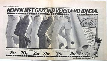 31 vintage advertenties reclames C&A 75-81 C en A Canda beschikbaar voor biedingen