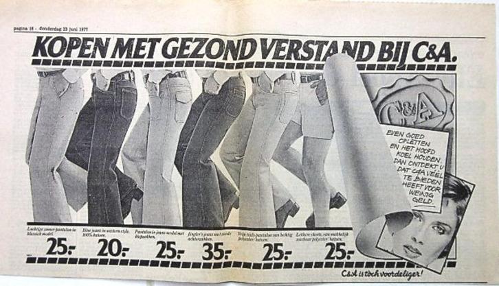 31 vintage advertenties reclames C&A 75-81 C en A Canda, Verzamelen, Merken en Reclamevoorwerpen, Gebruikt, Overige typen, Ophalen of Verzenden