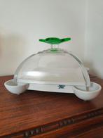 Borek Sipek serveerschaal/kaas stolp van glas en porselein, Antiek en Kunst, Ophalen of Verzenden