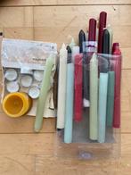 Diverse gekleurde en geur kaarsen, Ophalen of Verzenden, Zo goed als nieuw, Overige materialen, Minder dan 25 cm