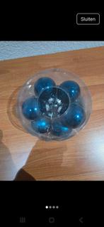 Kerstballen blauw glas, Diversen, Kerst, Ophalen of Verzenden, Nieuw