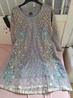 Grijze Geborduurde Tuniek, Kleding | Dames, Maat 38/40 (M), Ophalen of Verzenden, Zo goed als nieuw, Unknown