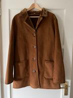 Lamy camel coat faux fur maat 44, Kleding | Dames, Jassen | Winter, Verzenden, Zo goed als nieuw, Maat 42/44 (L), Bruin