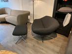Gigi fauteuil ploegstof Monza zwart, Verzenden, Leolux artifort design on stock montis, 75 tot 100 cm, Zo goed als nieuw