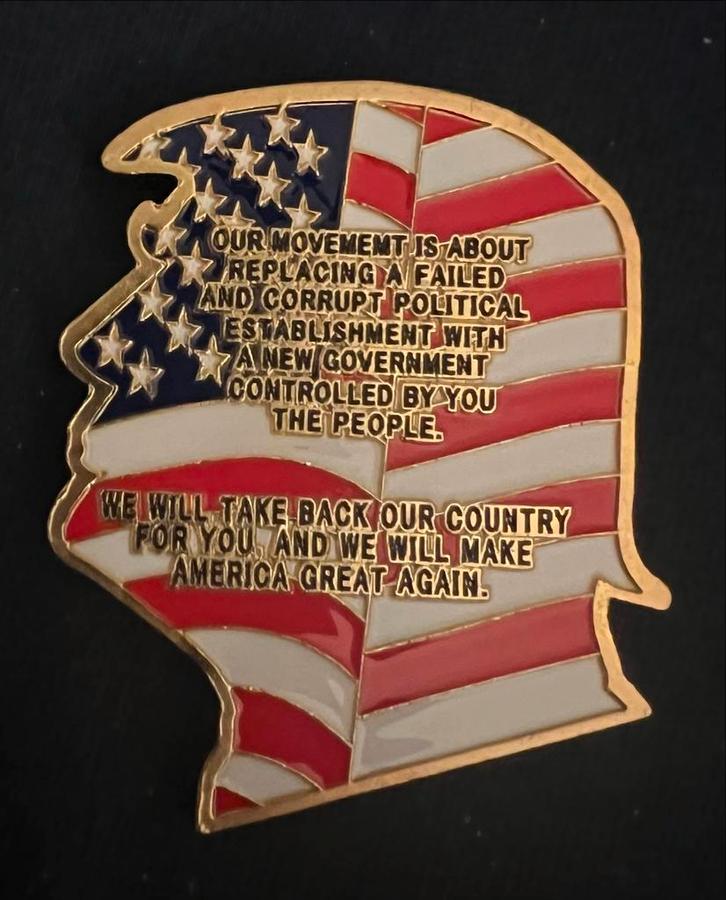 Trump Speldje - Make America Great Again, Verzamelen, Speldjes, Pins en Buttons, Nieuw, Speldje of Pin, Overige onderwerpen, Ophalen of Verzenden