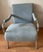 Fauteuil ontworpen door Jan des Bouvrie voor Gelderland, Ophalen, Gebruikt, Minder dan 75 cm, Metaal