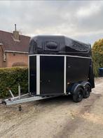 In zeer goede staat Humbaur 2 paards trailer zwart, Dieren en Toebehoren, Paarden en Pony's | Trailers en Aanhangwagens, Ophalen