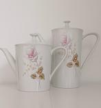 Brocante theepot en koffiepot (set), Ophalen of Verzenden