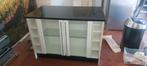 Keuken Eiland met Zwart Werkblad, Ophalen, 100 tot 150 cm, Wit, Zo goed als nieuw