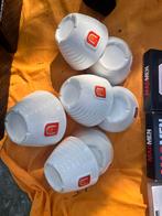 Vintage Unox soepkommen 6 x wit oranje, Ophalen of Verzenden, Nieuw, Overige stijlen, Kom(men)