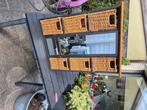 spiegel kastje met 6 rieten lades, Huis en Inrichting, Woonaccessoires | Spiegels, Ophalen, Minder dan 50 cm, Gebruikt, Minder dan 100 cm