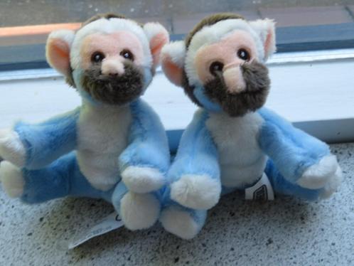 Aap doodshoofdaapje van Apenheul blauw wit met grijze snuit, Kinderen en Baby's, Speelgoed | Knuffels en Pluche, Zo goed als nieuw