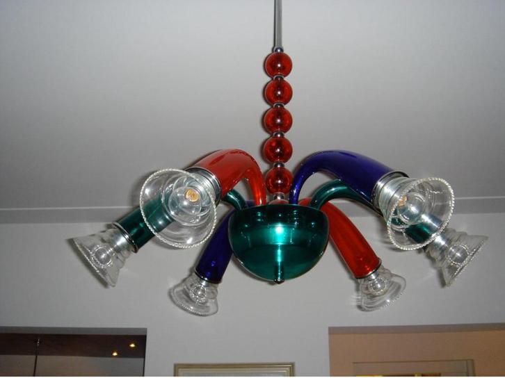 Artemide Ducale Kroonluchter - Giuseppe Righetto, Huis en Inrichting, Lampen | Hanglampen, Gebruikt, 75 cm of meer, Glas, Ophalen