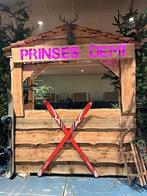 2 handgemaakte houten hutjes (DJ booth & shotjes bar), Ophalen, Nieuw, Feestartikel, Kerst of Sinterklaas