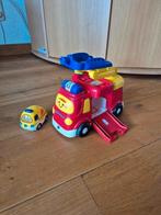 V tech brandweerwagen met ans ambulance, Kinderen en Baby's, Speelgoed | Vtech, Ophalen of Verzenden, Gebruikt