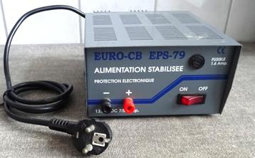 Euro-CB EPS-79 gestabiliseerde voeding 13,8V DC beschikbaar voor biedingen