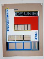 Originele Kunstdruk De Unie van J.J.P. Oud, Verzamelen, Posters, Verzenden, A1 t/m A3, Reclame, Rechthoekig Staand