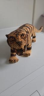 Houten Tijger Beeld 40 cm, Ophalen of Verzenden