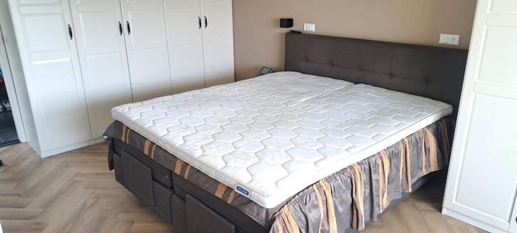Pullman 180 x 210 Split-topper Dekmatras + accessoires, Huis en Inrichting, Slaapkamer | Matrassen en Bedbodems, Zo goed als nieuw