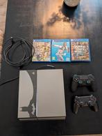 PS4 Limited Edition Batman + 2 controllers + 3 spellen, Spelcomputers en Games, Ophalen, Gebruikt, Met 2 controllers, Original