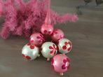 Kerstballen Bijenkorf met roze Kerstboompje, Diversen, Kerst, Ophalen of Verzenden, Zo goed als nieuw