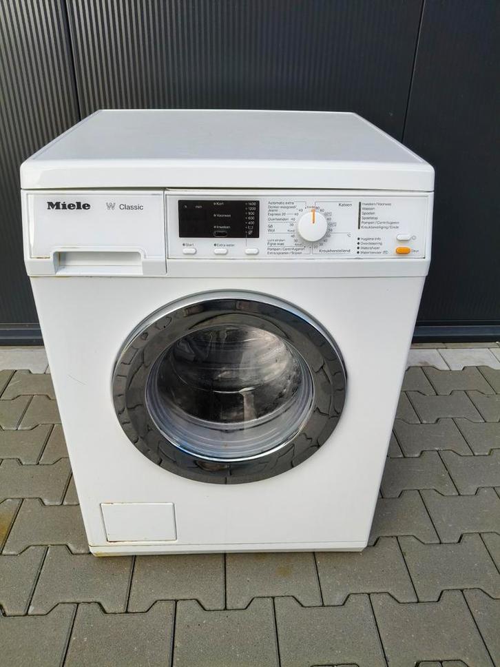 Miele wasmachine  W  classic 7kg, Witgoed en Apparatuur, Wasmachines, Gebruikt, 6 tot 8 kg, 85 tot 90 cm, 1200 tot 1600 toeren