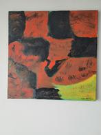 Abstract olieverfschilderij Cath Weegels, Ophalen