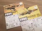 2 x Frog bouwinstucties WWII vliegtuigen, Hobby en Vrije tijd, Modelbouw | Vliegtuigen en Helikopters, Ophalen of Verzenden