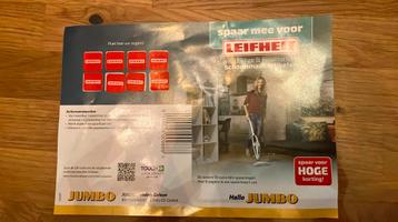 Jumbo Leifheit zegels; volle kaart beschikbaar voor biedingen