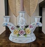 Porseleinen kandelaar kaarsenhouder, Huis en Inrichting, Woonaccessoires | Kandelaars en Kaarsen, Ophalen of Verzenden, Zo goed als nieuw