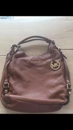 Michael Kors cognac leren tas, amper gebruikt, Ophalen of Verzenden, Zo goed als nieuw, Bruin