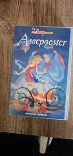 Disney's Assepoester VHS - Nederlands Gesproken, Cd's en Dvd's, VHS | Kinderen en Jeugd, Gebruikt, Tekenfilm, Alle leeftijden