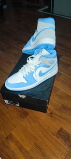 Air Jordan 1 Mid University Blue Grey Maat 46, Kleding | Heren, Schoenen, Nieuw, Blauw, Ophalen of Verzenden