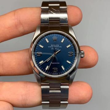 Rolex Air-King 14000M - Blue Dial echtheid + taxatie rapport beschikbaar voor biedingen