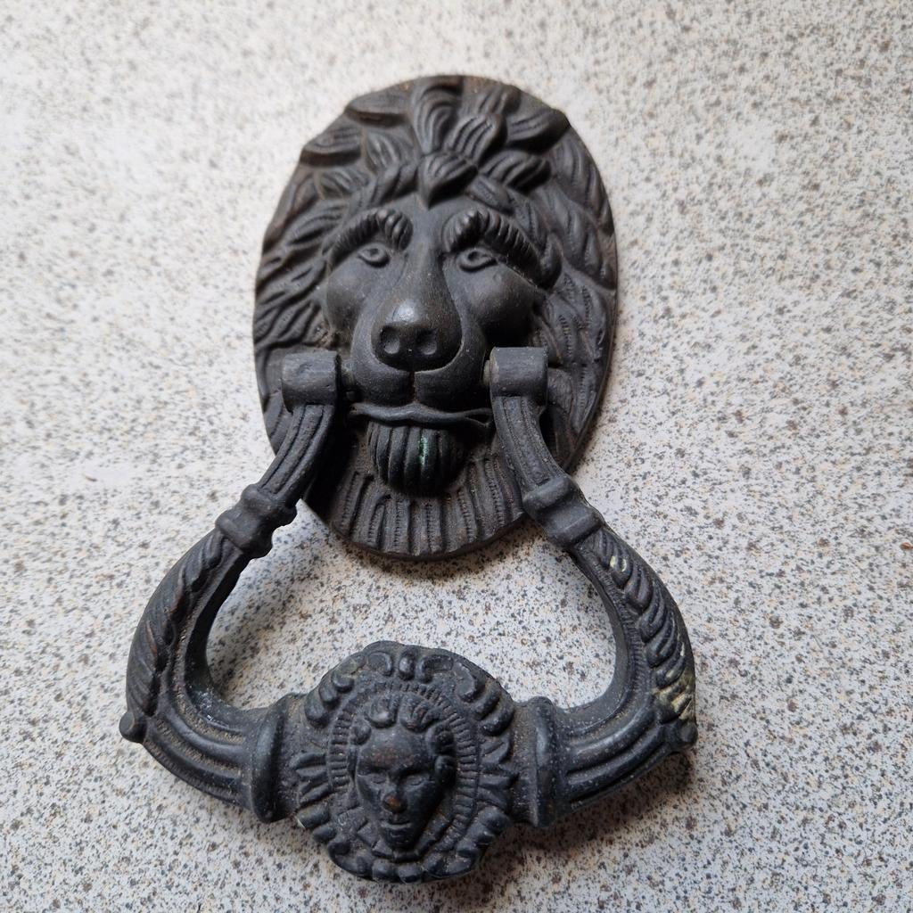 Deurklopper leeuwenkop, Ophalen of Verzenden