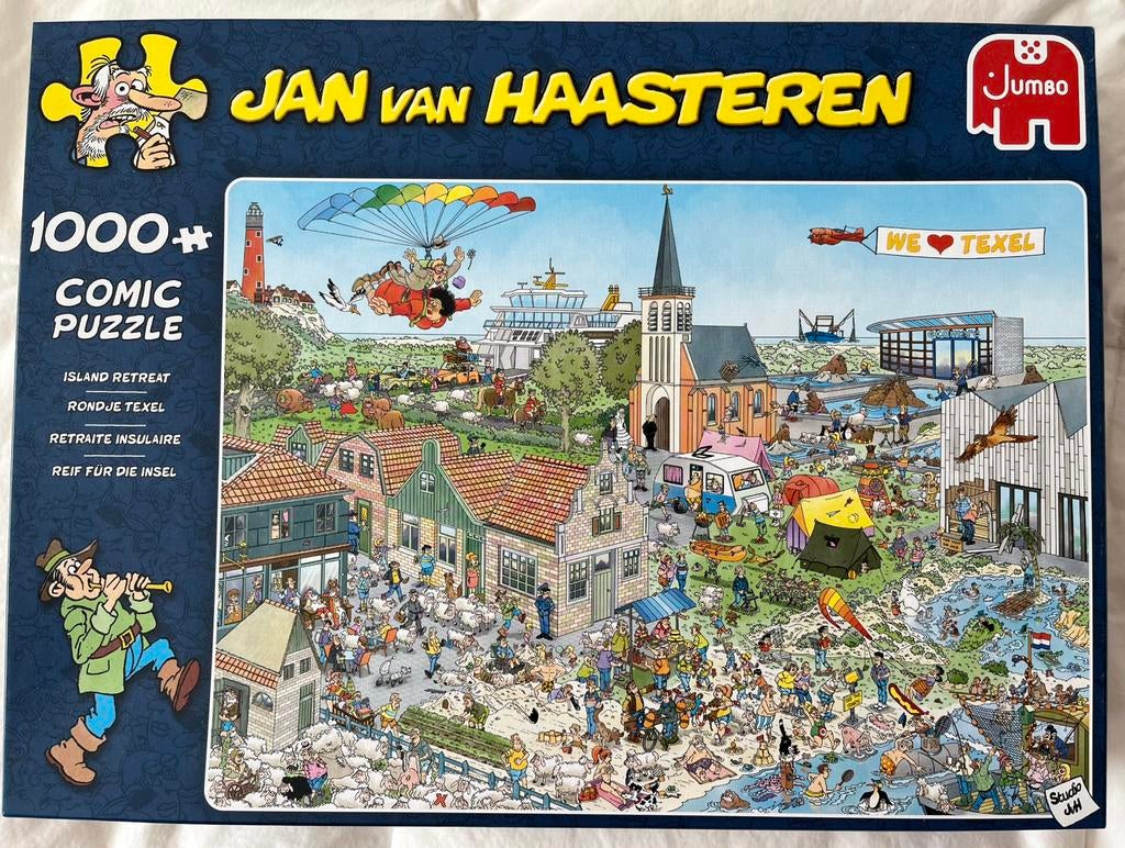 Jan van Haasteren legpuzzel. 1000 stukjes., Hobby en Vrije tijd, Denksport en Puzzels, Ophalen of Verzenden, 500 t/m 1500 stukjes