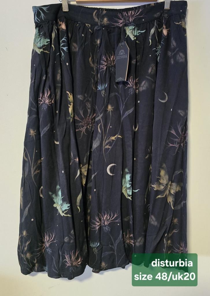 Disturbia rok maat 48/UK 20 nieuw!, Kleding | Dames, Rokken, Zwart, Maat 46/48 (XL) of groter, Nieuw, Ophalen of Verzenden