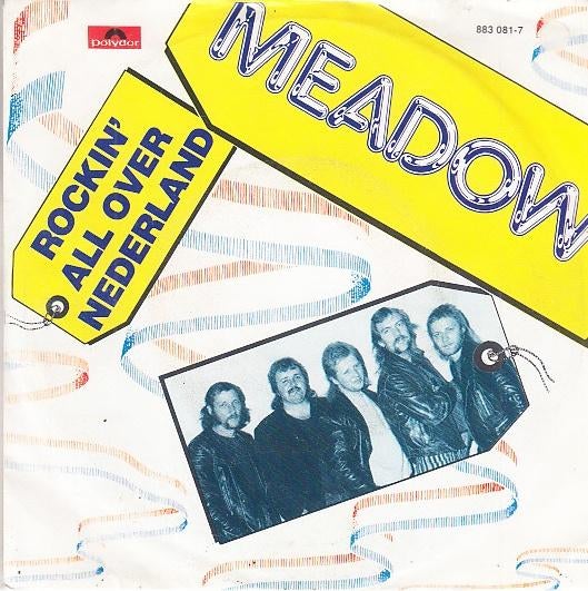 meadow - rockin all over nederland  ( piraat/1985), 7 inch, Ophalen of Verzenden, Nederlandstalig, Single