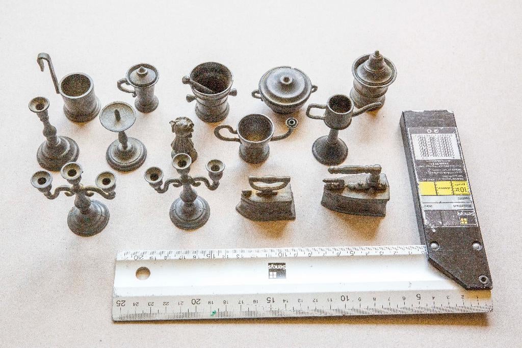 Tinnen miniaturen, Ophalen of Verzenden