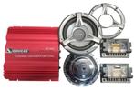 Complete Car Audio Set: Versterker, Crossovers, Luidsprekers, Auto diversen, Ophalen of Verzenden, Gebruikt